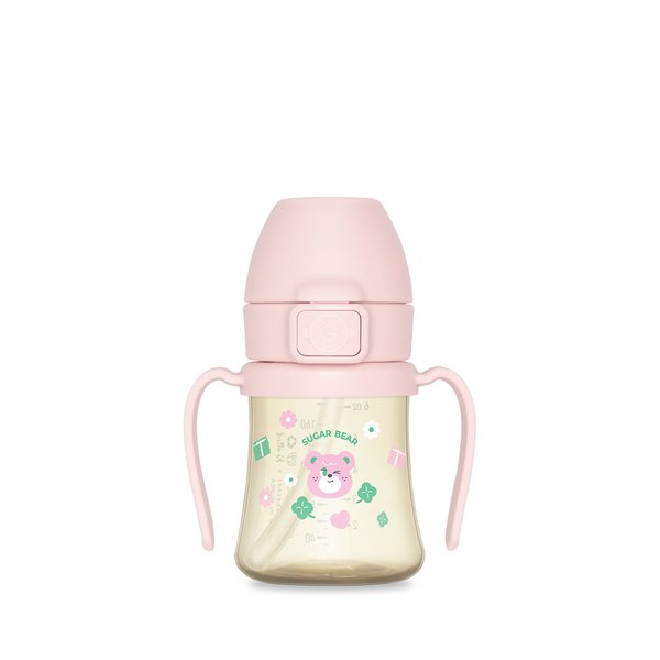 Knotted × PPSU Straw Cup 200 ml (Smile / Sugar Bear / Cream Bunny)