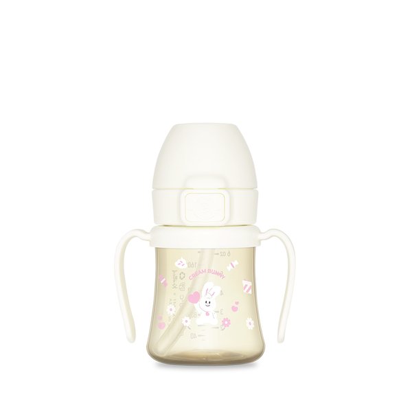 Knotted × PPSU Straw Cup 200 ml (Smile / Sugar Bear / Cream Bunny)
