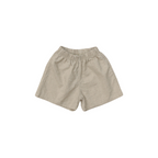Oatmeal Linen Shorts