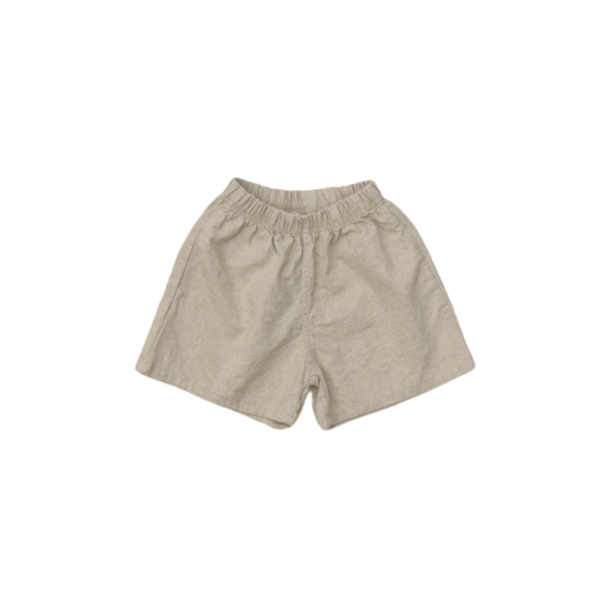 Oatmeal Linen Shorts