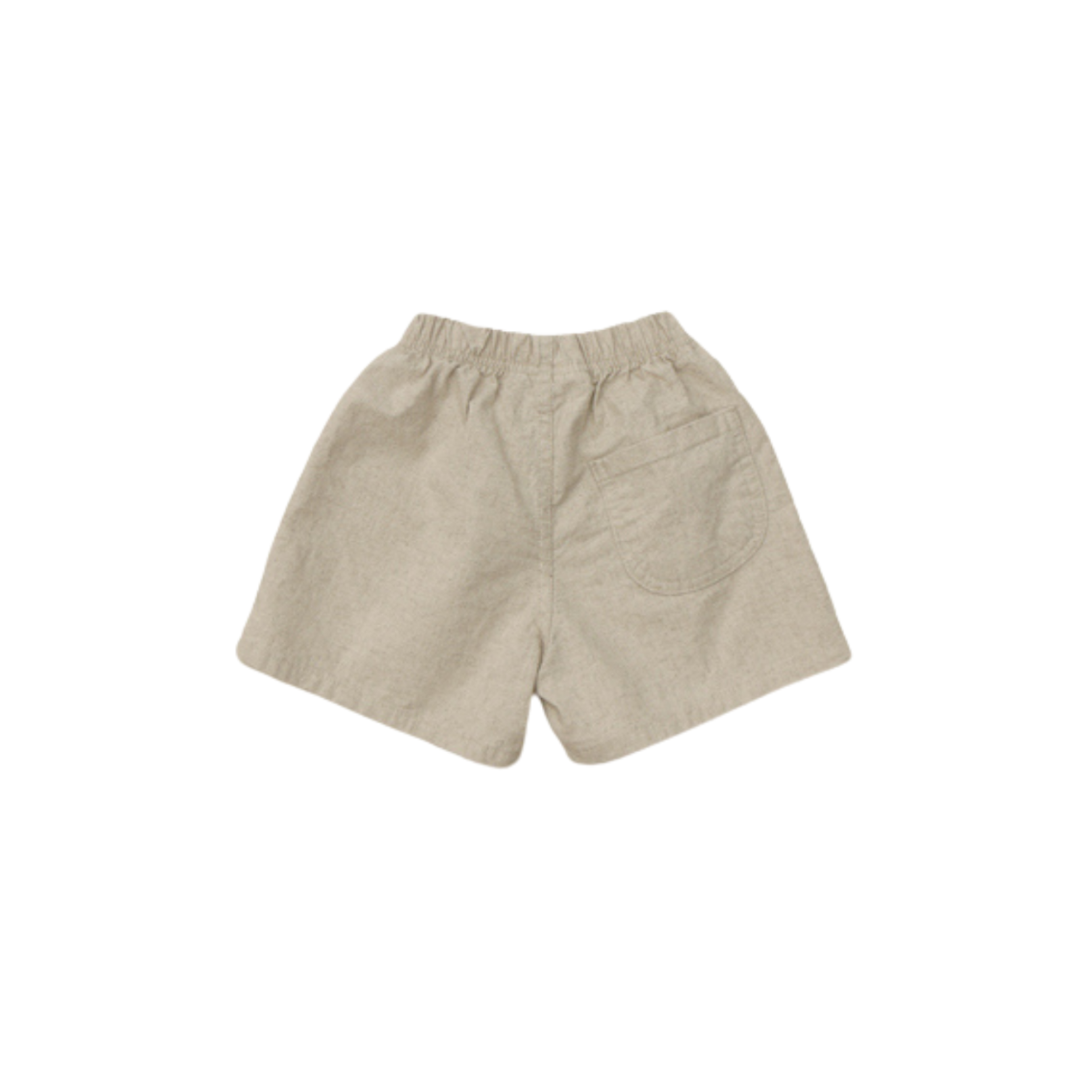 Oatmeal Linen Shorts