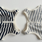 Soft Stripe Sleeveless Top (2 Colors)