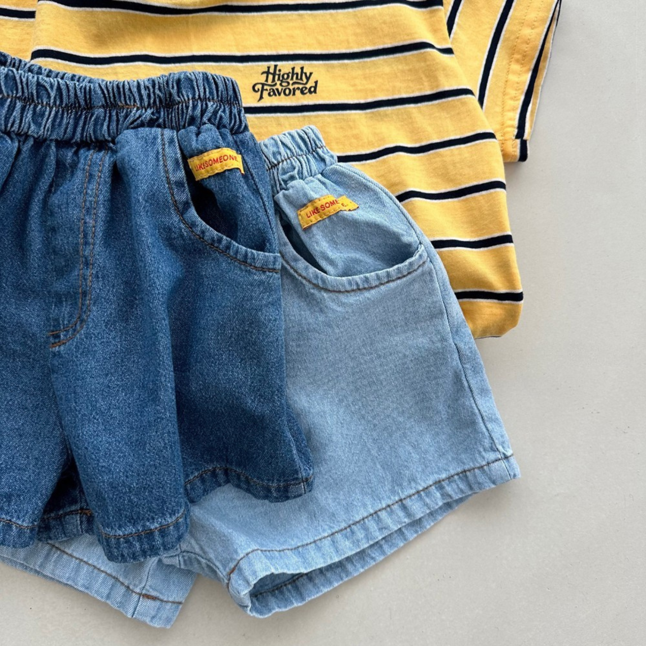 Pocket Denim Shorts