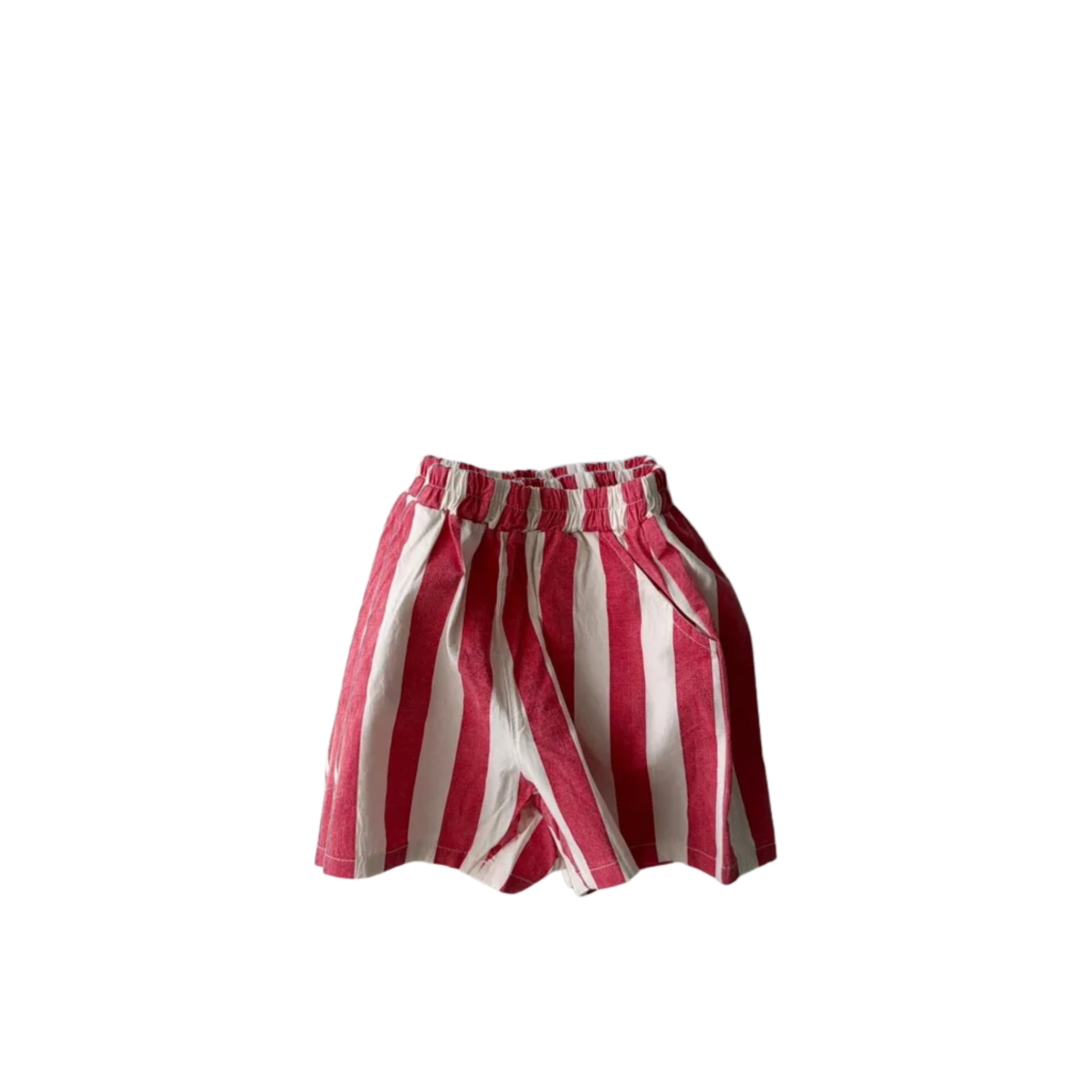 Red Stripe Summer Shorts