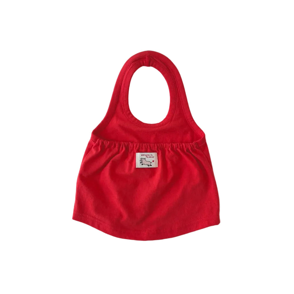 Cherry Halter Tank Top