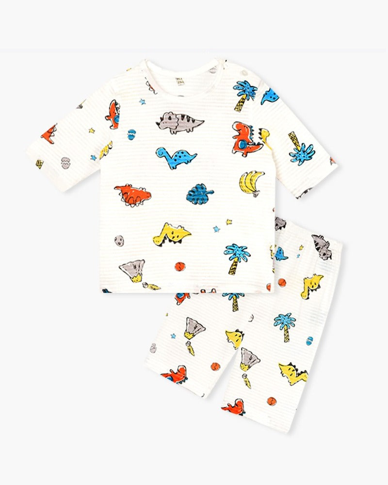 Dino Breathable Cotton Lounge Set