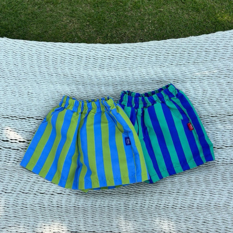 [Swim Trunk] Striped Swim Short (2 colors)