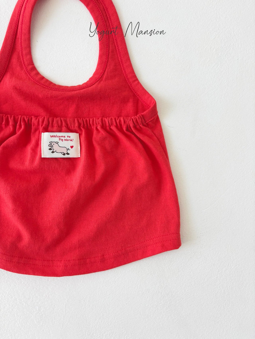 Cherry Halter Tank Top
