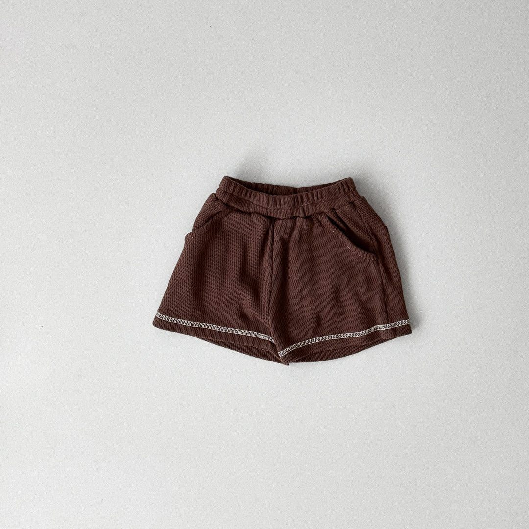 Cinnamon Knee-Length Shorts - Espresso