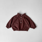 Button-up Sweatshirt - 2 colors