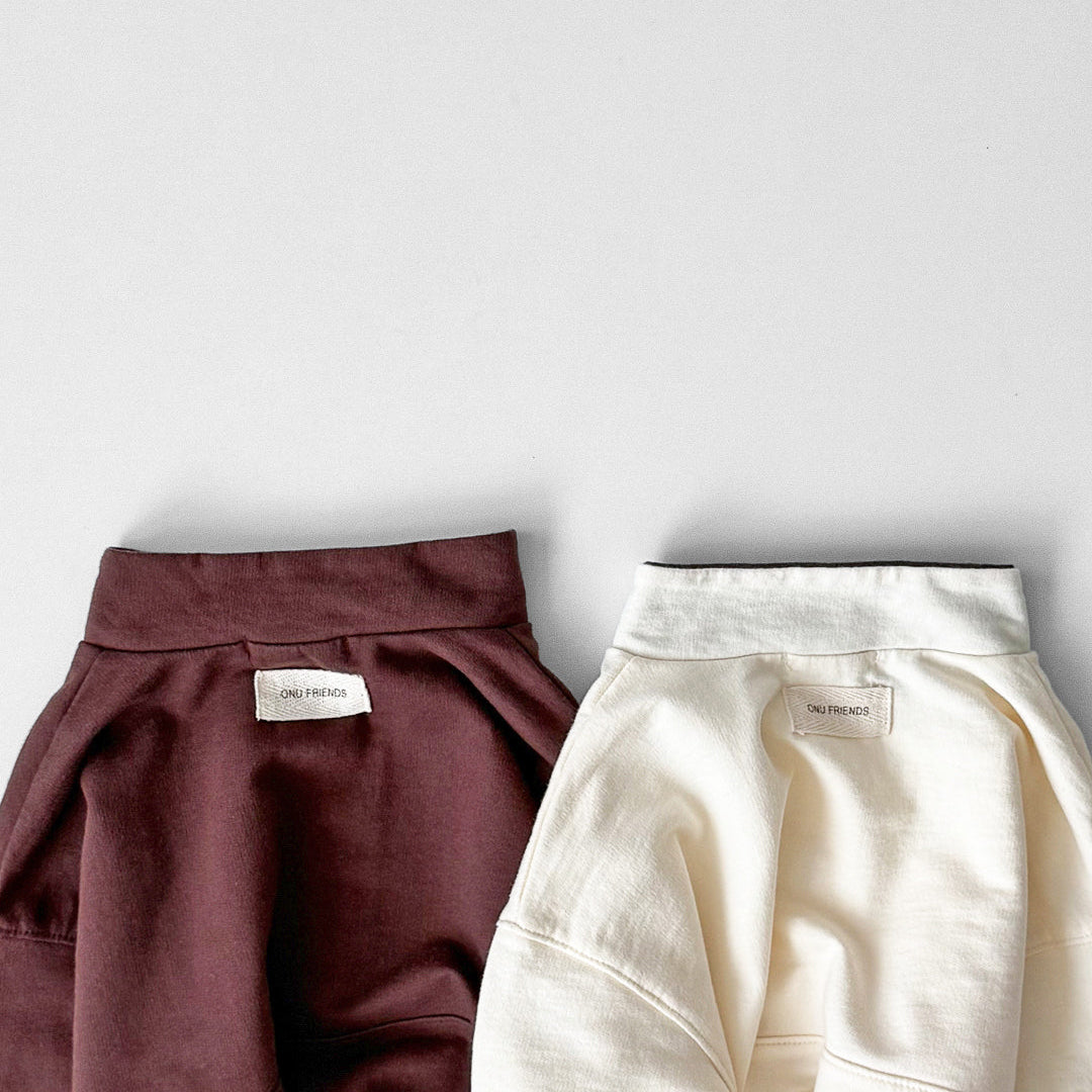 Button-up Sweatshirt - 2 colors