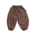 Airy Weave Brown Jogger Pants