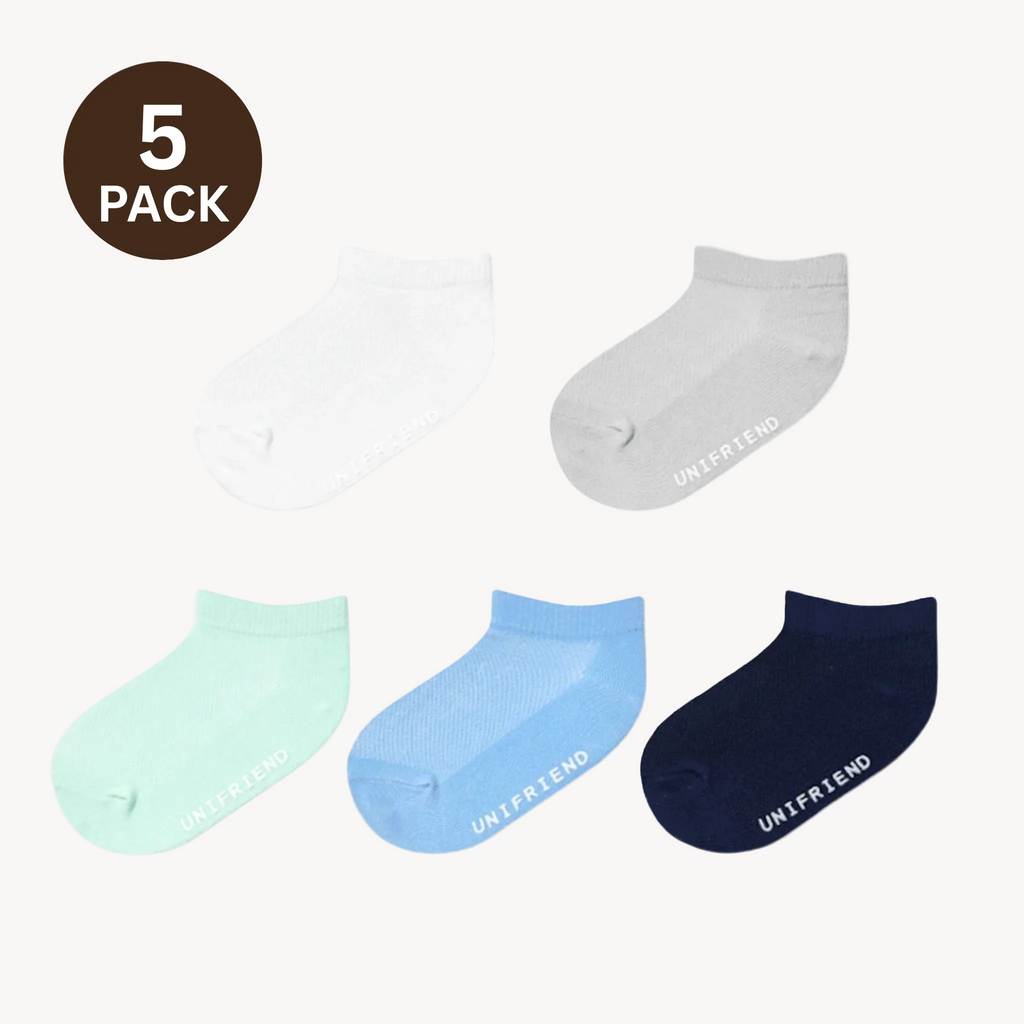 Mesh Cool Kids Ankle Socks (5-Pack)