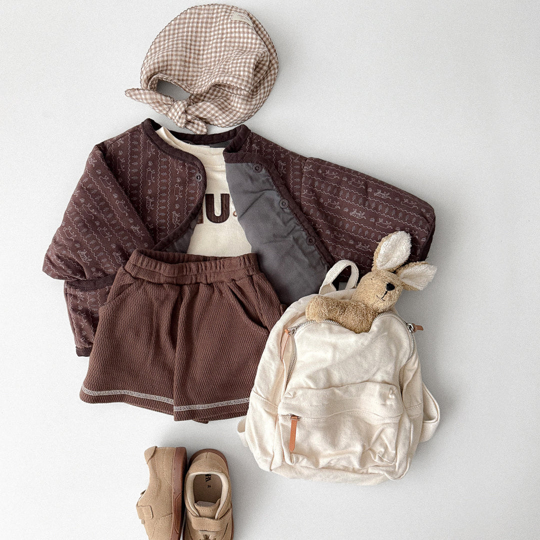 Cinnamon Knee-Length Shorts - Espresso