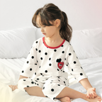 Dot Breathable Cotton Lounge Set