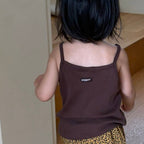 Chocolate Brown Ribbed Tank