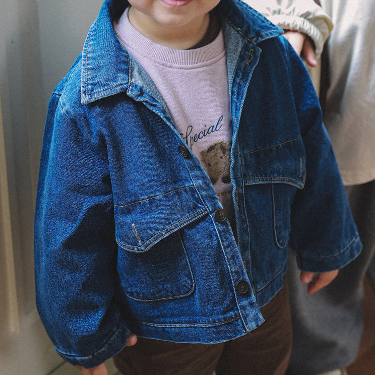 Pocket Denim Jacket - 2 colors