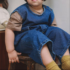 Button-Shoulder Denim Overalls - 2 colors