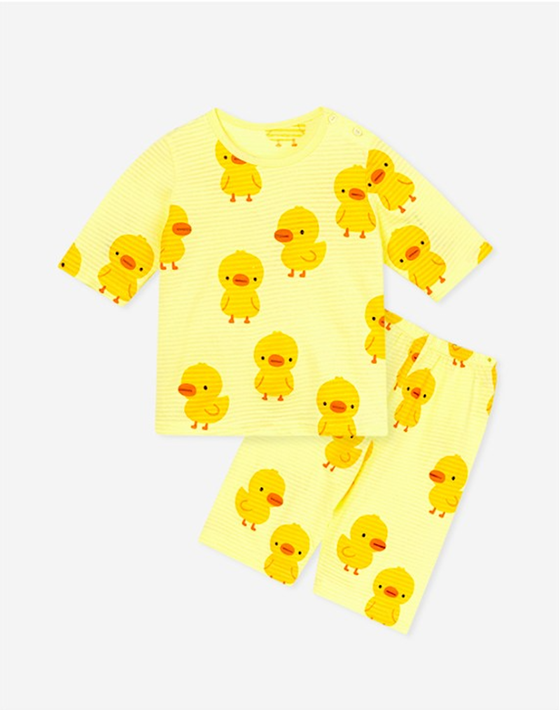 LITTLE CHICK PATTERN LOUNGE SET
