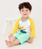 YELLOW BUS AND GREEN CAR LOUNGE SET