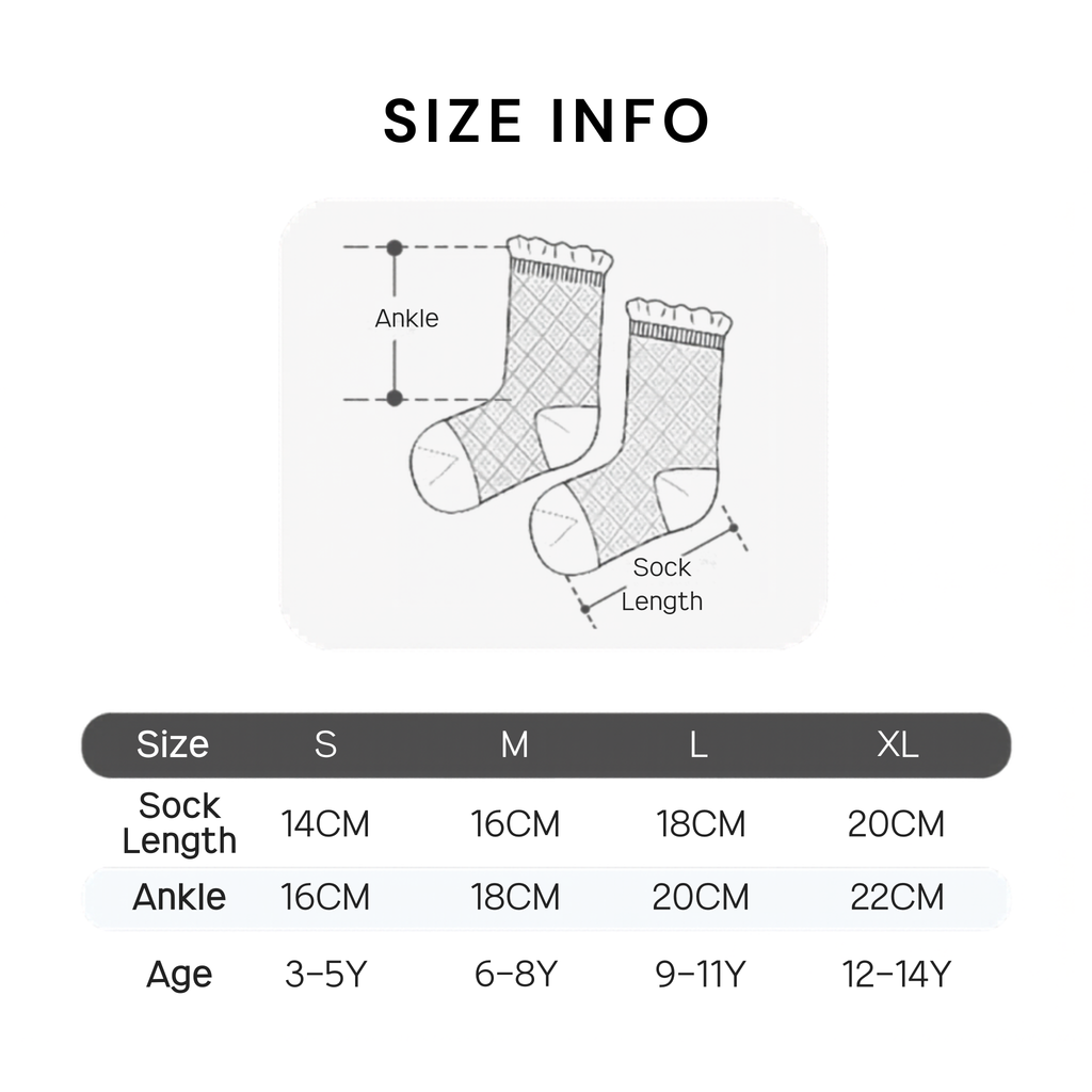 Breathable Summer Kids Socks (3-Pack)