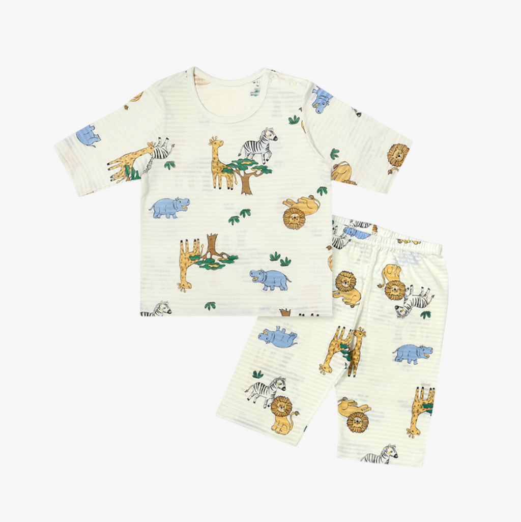 Safari Breathable Cotton Loungewear Set