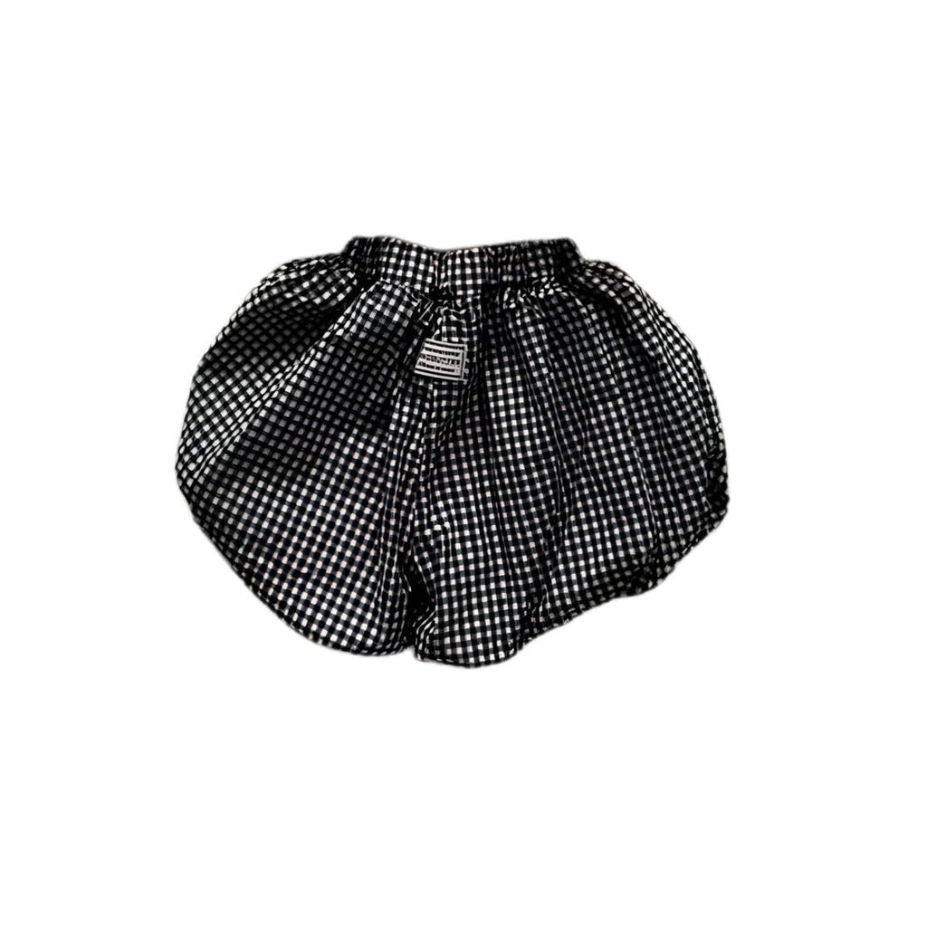Gingham Balloon Bloomer Pants