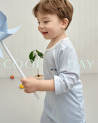 Blue Car Cool Rayon Capri Set