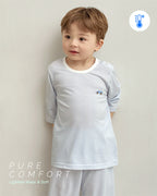 Blue Car Cool Rayon Capri Set