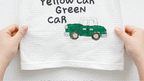 Yellow Car Breathable Cotton Lounge Set