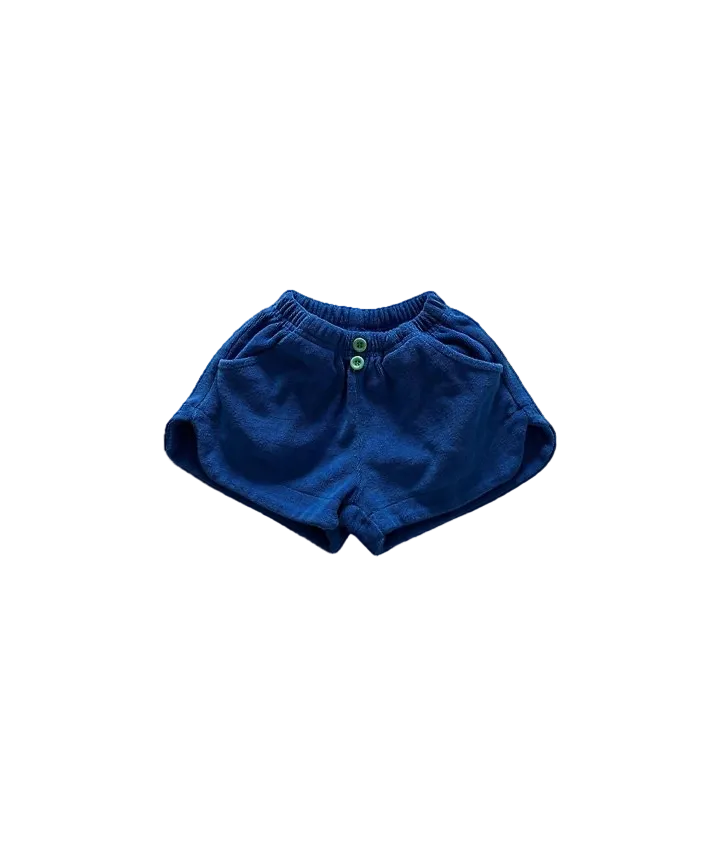 Berry Blue Terry Shorts