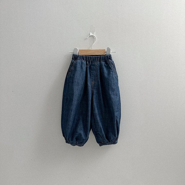 Summer Slub Denim Joggers
