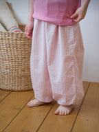 Summer Balloon Pants Soft Pink