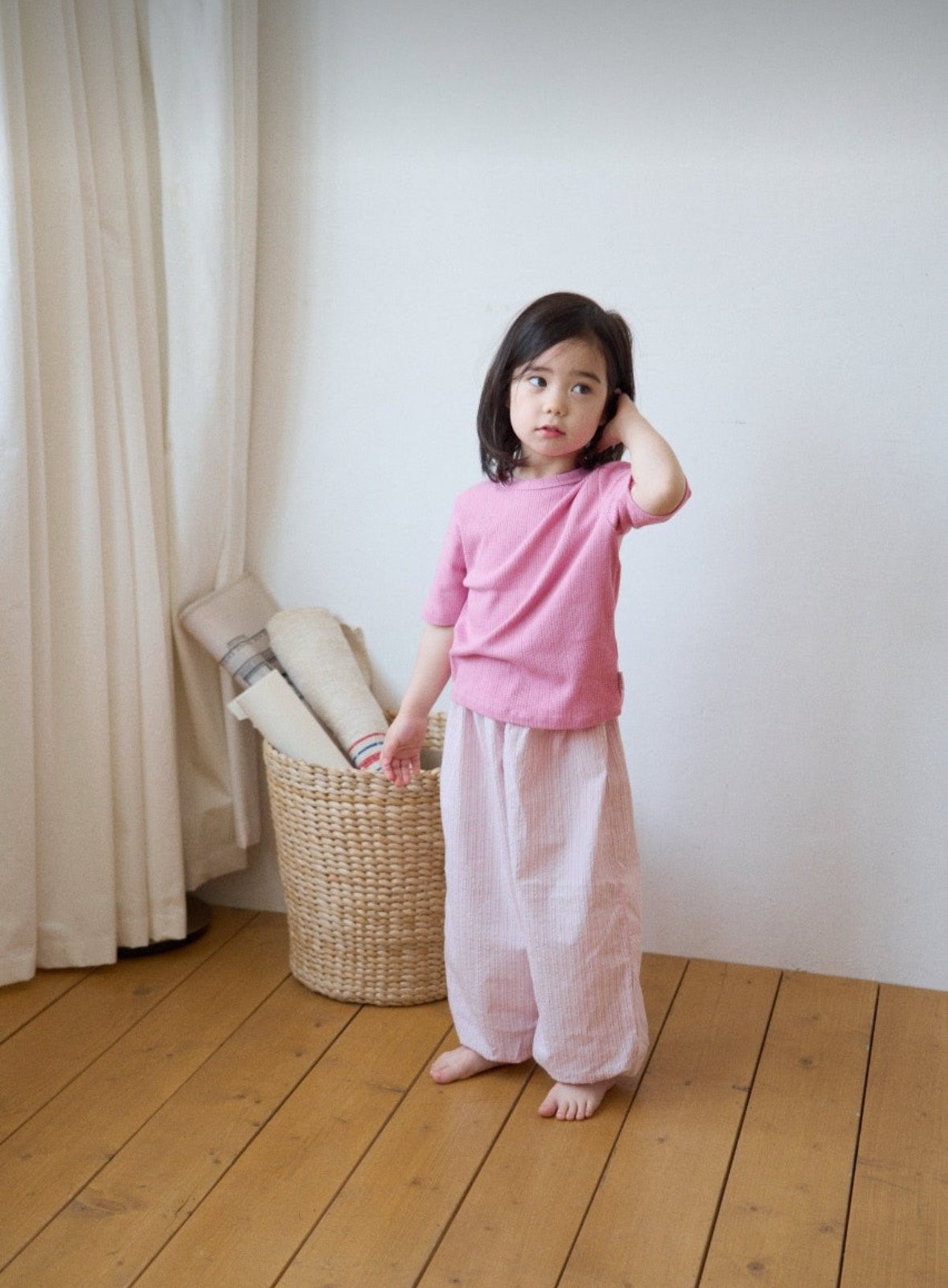 Summer Balloon Pants Soft Pink