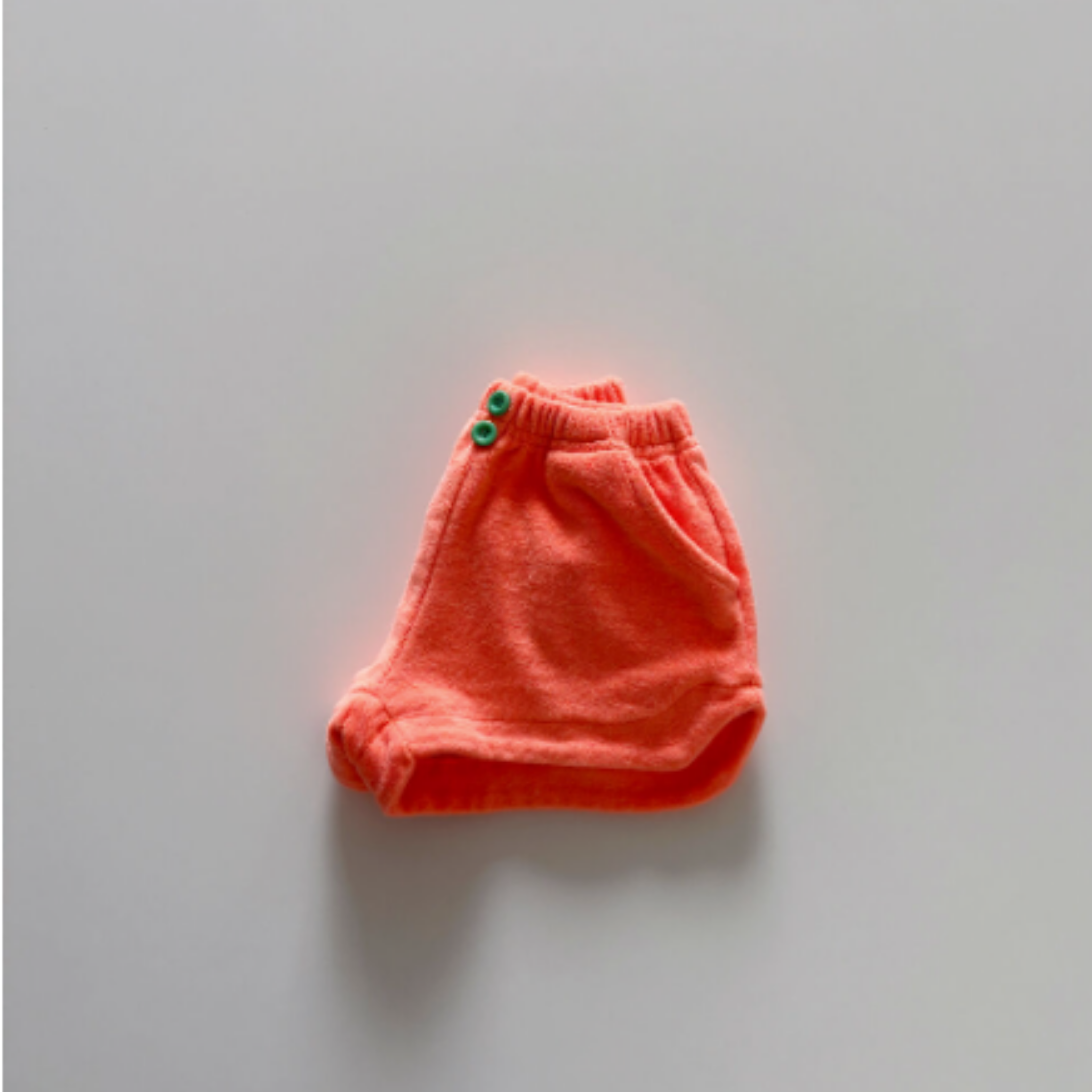 Orange Terry shorts
