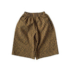 Leopard Pull-on Wide Pants