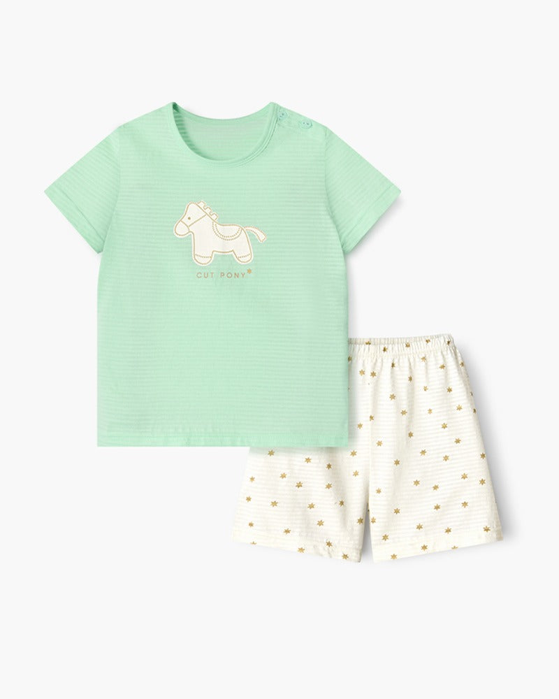 Pony Breathable Cotton Summer Set