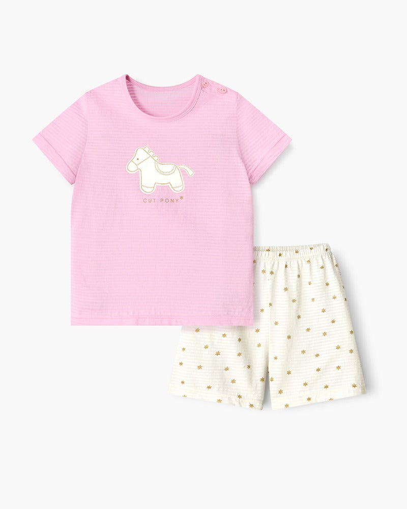 Pony Breathable Cotton Summer Set