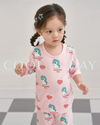Pink Penguin Cool Rayon Capri Set