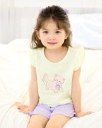Ribbon Cat Breathable Cotton Sleeveless Set