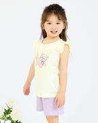 Ribbon Cat Breathable Cotton Sleeveless Set