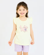 Ribbon Cat Breathable Cotton Sleeveless Set