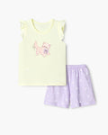 Ribbon Cat Breathable Cotton Sleeveless Set