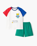 Robot Breathable Cotton Summer Set