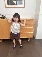Soft Stripe Sleeveless Top (2 Colors)
