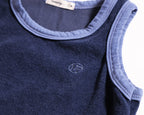 Terry Sleeveless Top Navy